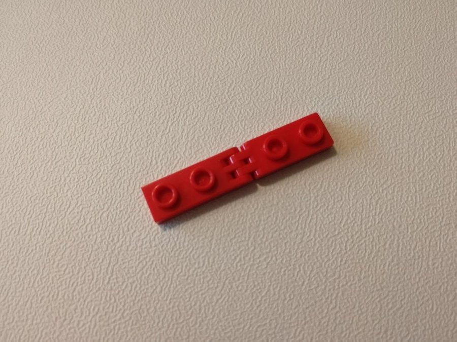 Lego - bit - ledad - böjbar - länk - röd