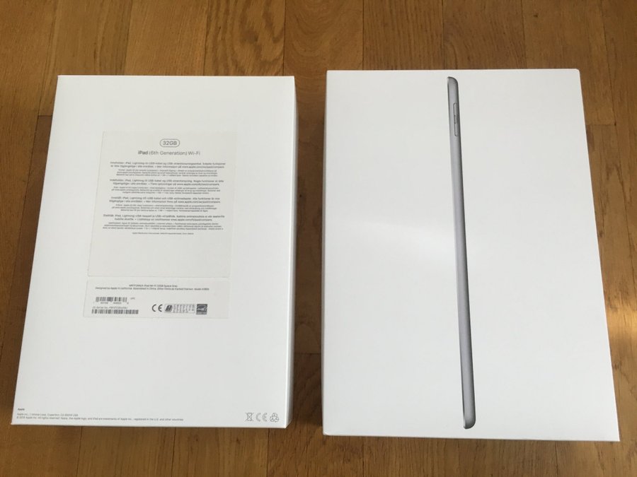 ?TOM LÅDA - Apple Ipad Wi-Fi 32GB Space Gray 6th Generation A1893 !