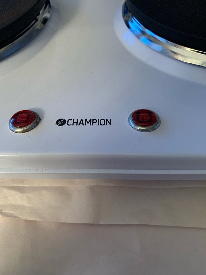 Champion 2-plattors kokplatta