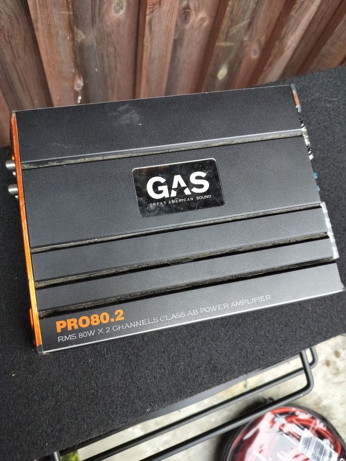 GAS PRO80.2 2-kanals förstärkare