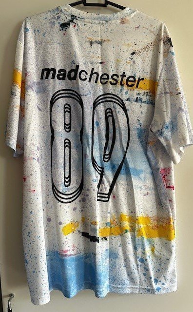 Manchester City " Madchester" Puma vit t-shirt, storlek XL