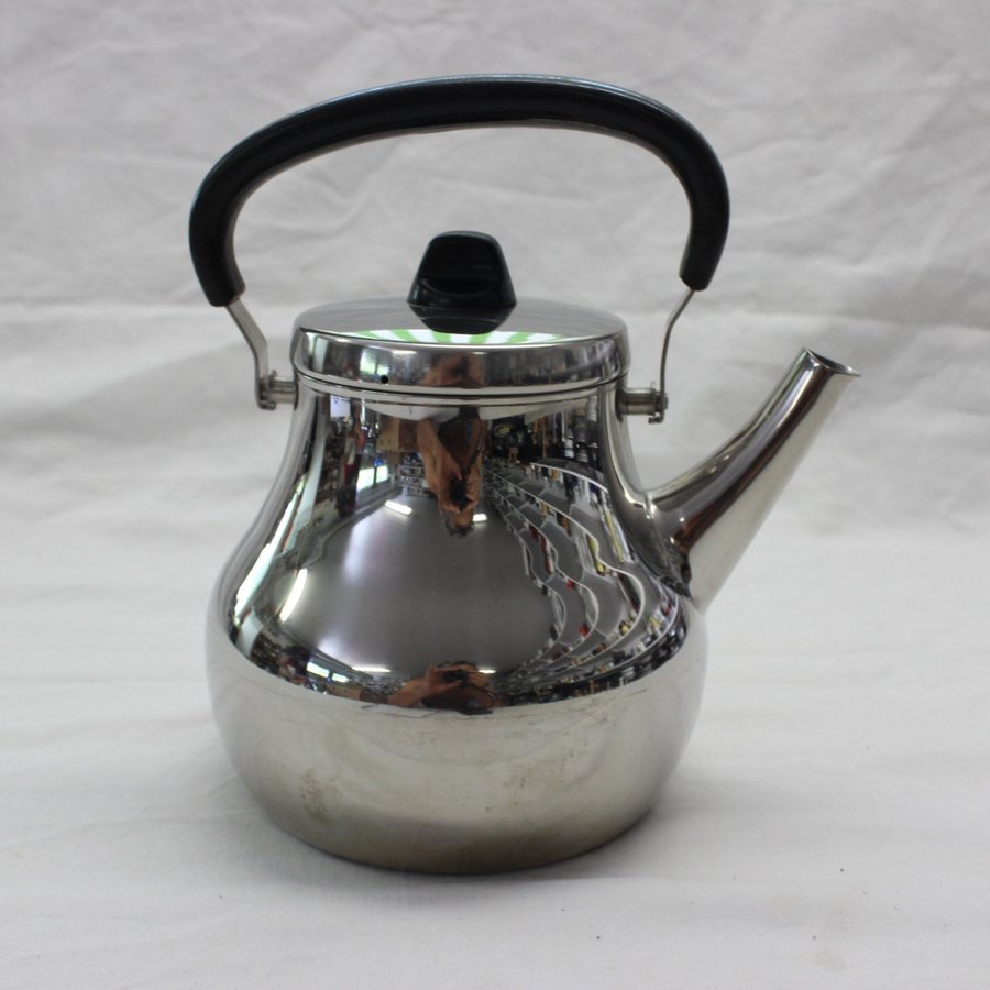 Kaffekanna Kaffepanna Kittel i Rostfritt Mamsell SilverStål Sigurd Persson 1963