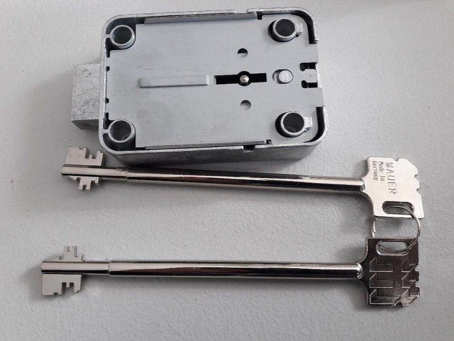 LÅS/Safe lock KABA MAUER 71111 VDS 1/With 2 Keys 150mm