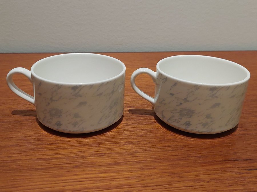 2 st ovanlig kopp tekopp kaffekopp Gustavsberg "Pastell" 60-tal vintage retro