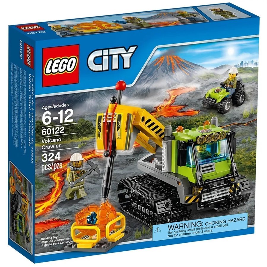 LEGO City Vulkan – bandtraktor 60122