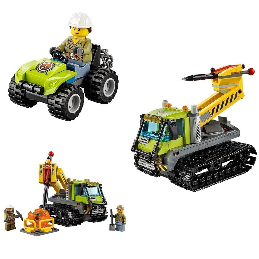 LEGO City Vulkan – bandtraktor 60122