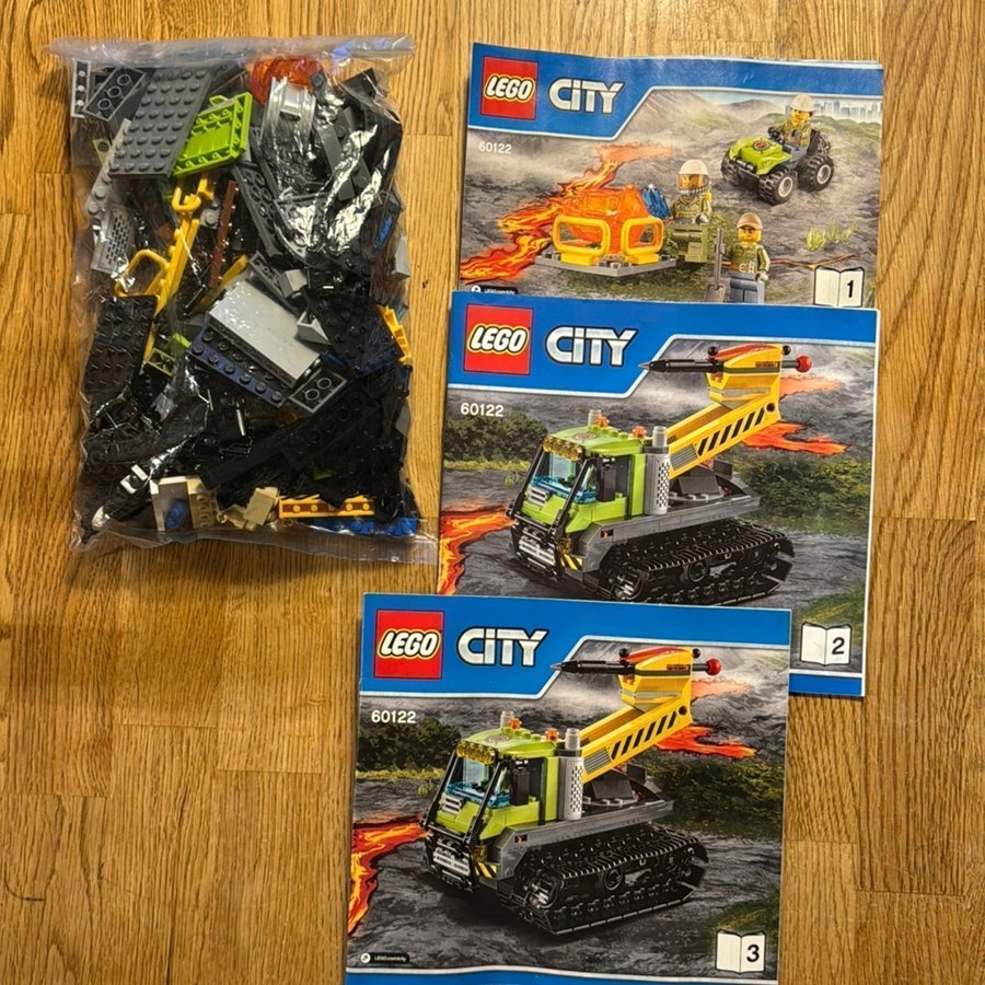 LEGO City Vulkan – bandtraktor 60122