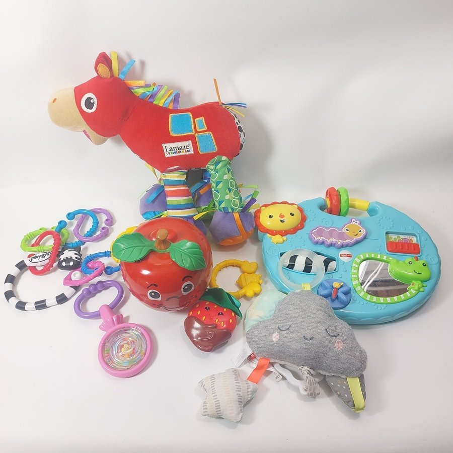 Lamaze / Fisher Price / Skip Hop / Play Gro barn leksaker