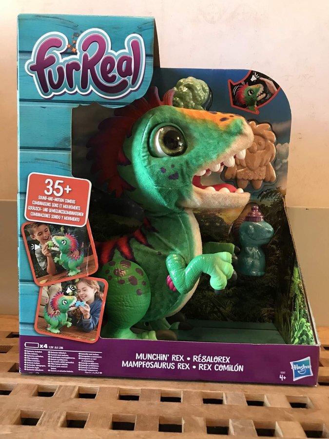 FurReal Friends interaktiv mumsande Rex dino Dinosaurie