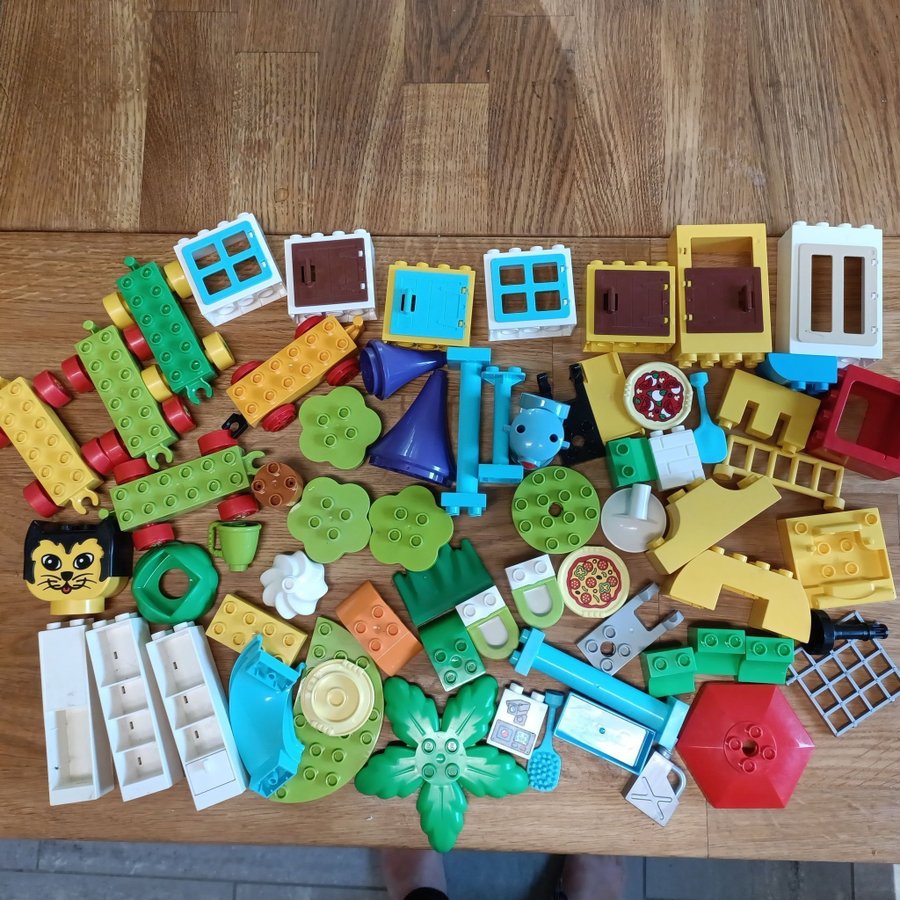 Lego Duplo, 1 kg udda delar