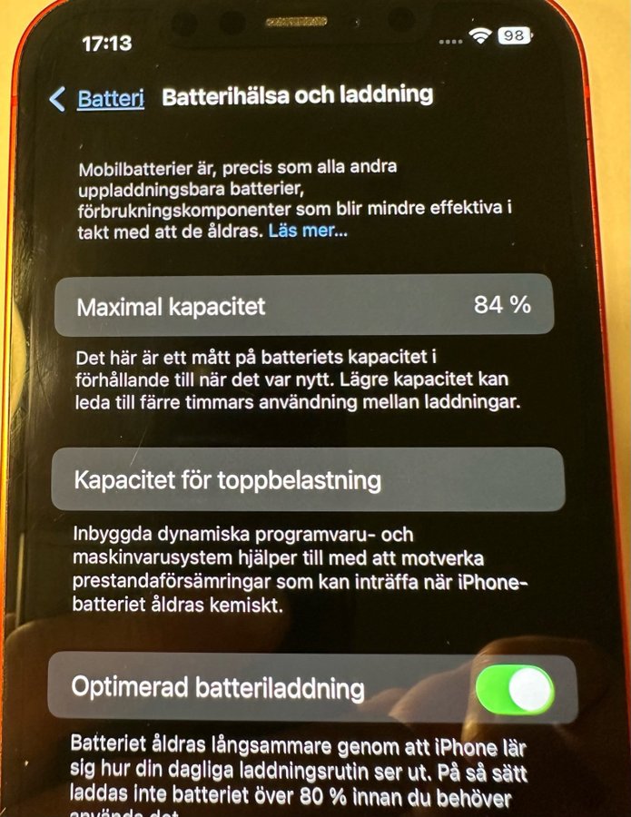 Apple iPhone 12 RÖD/RED 256 MB