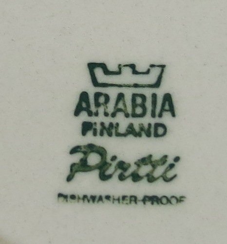 Djup tallrik PIRTTI Arabia Finland Raija Uosikkinen