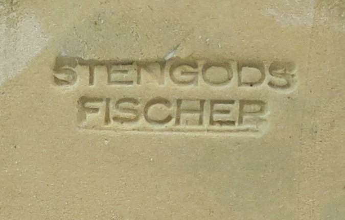 Keramiktavla Stengods Fischer