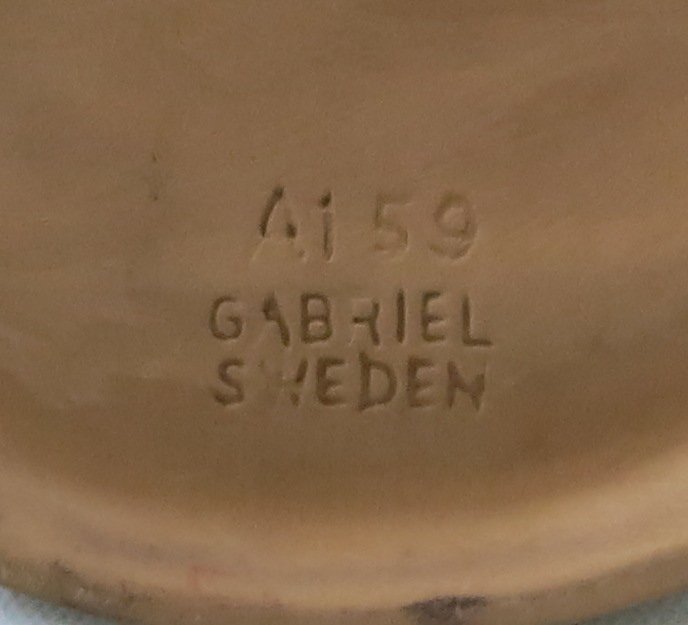 Stor Keramiktavla Gabriel Ingegärd Burmeister