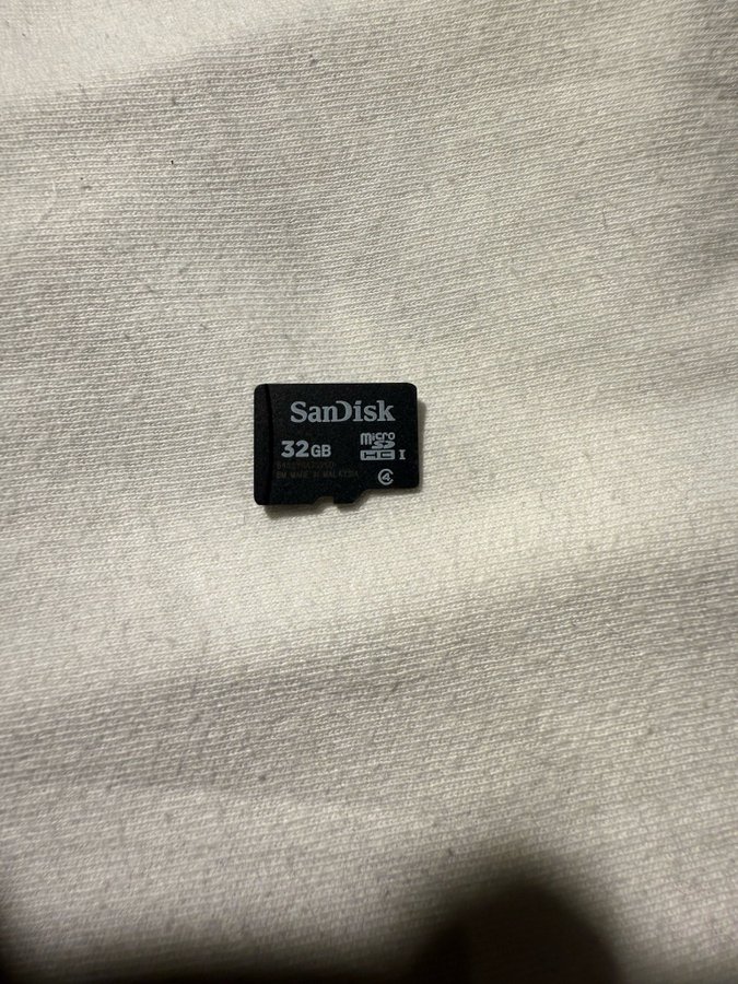 Sandisk Micro SD-kort 32GB