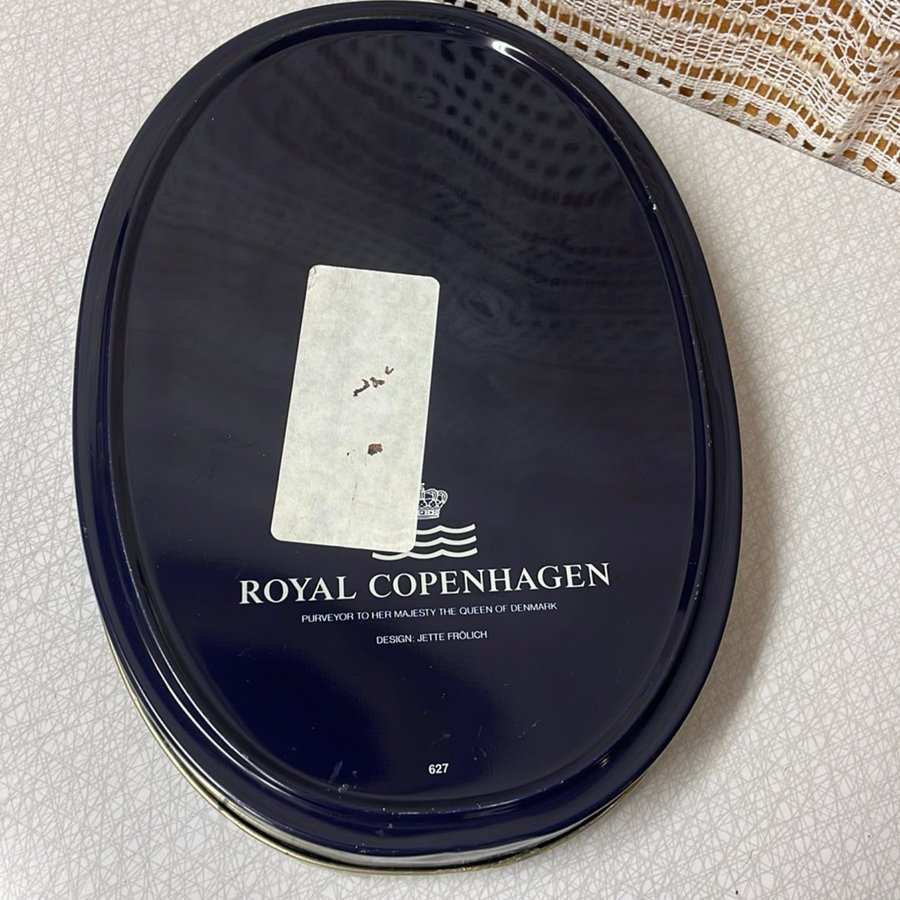 Plåtburk med julmotiv Royal Copenhagen