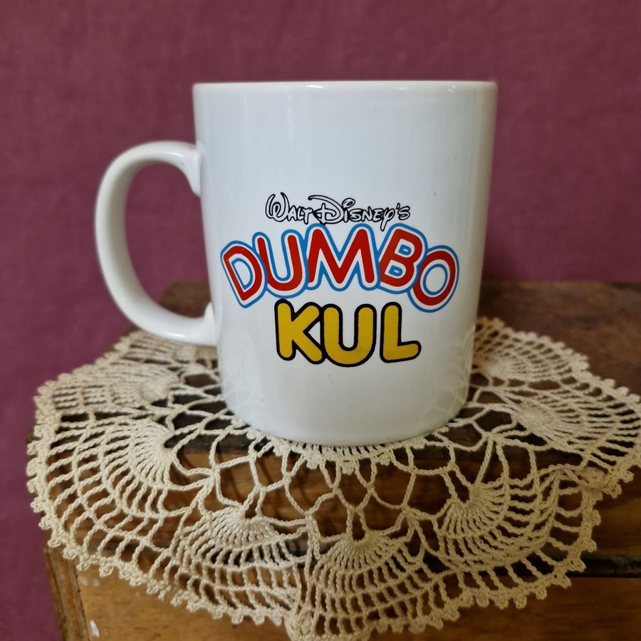 Disney Dumbo mugg/kopp i porslin Kilncraft England