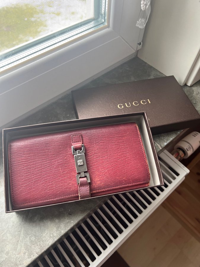 Vintage plånbok Gucci Jackie long wallet