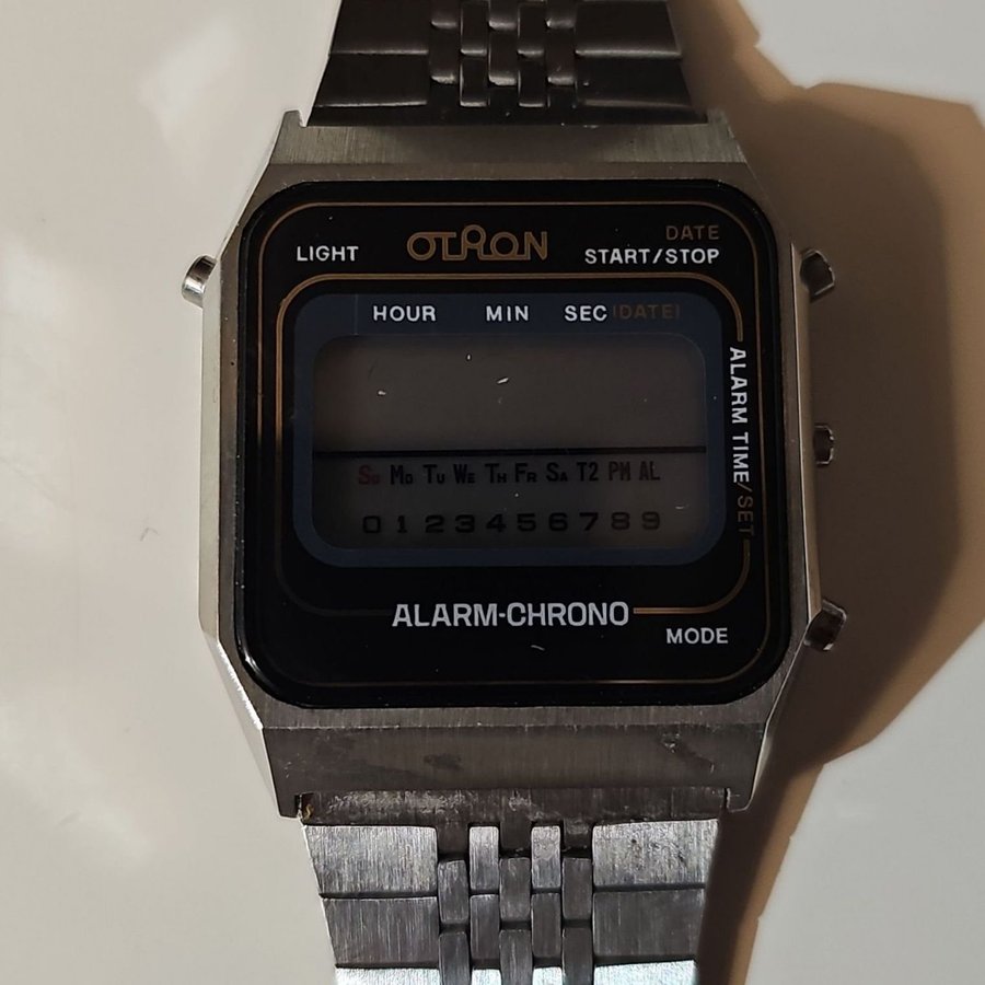 HERRARMBANDSUR Otron Alarm-Chrono 1970-tal