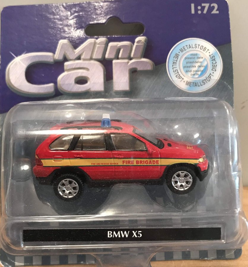 Bil Mini Car BMW X5 skala 1:72 Die-Cast