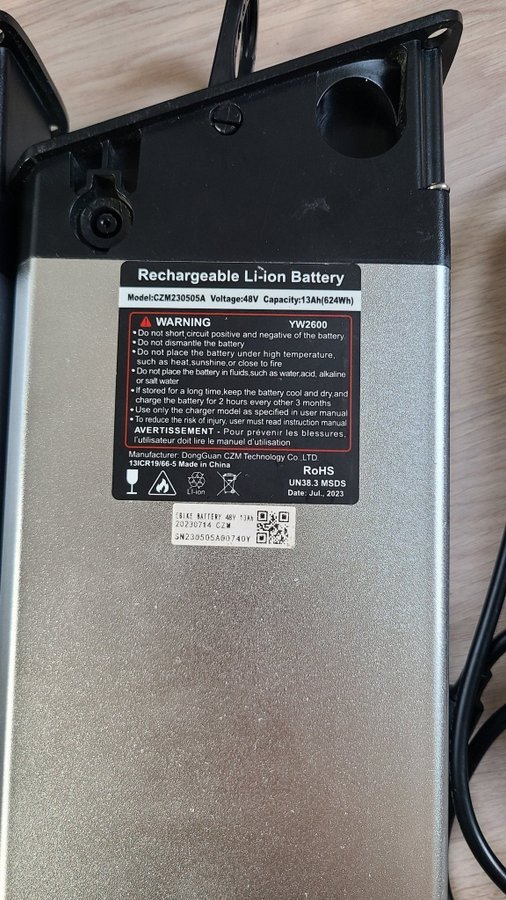 Li-ion batteri for Engwe ep-2 pro.