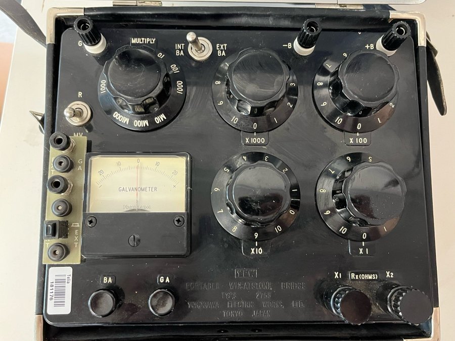 Televerket Fellokaliseringsbrygga YEM 2755 A 033 2555/00 Mätinstrument retro