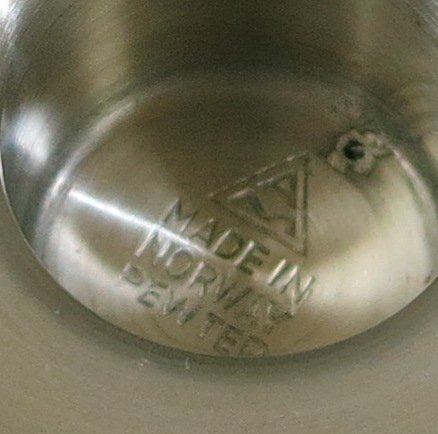 Ljusstake Pewter Made in Norway