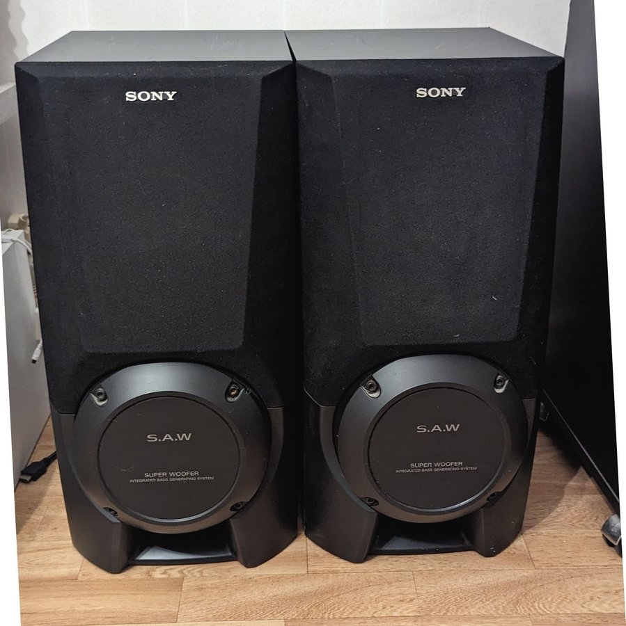 2 stycken högtalare Sony SS-XB6AV SAW