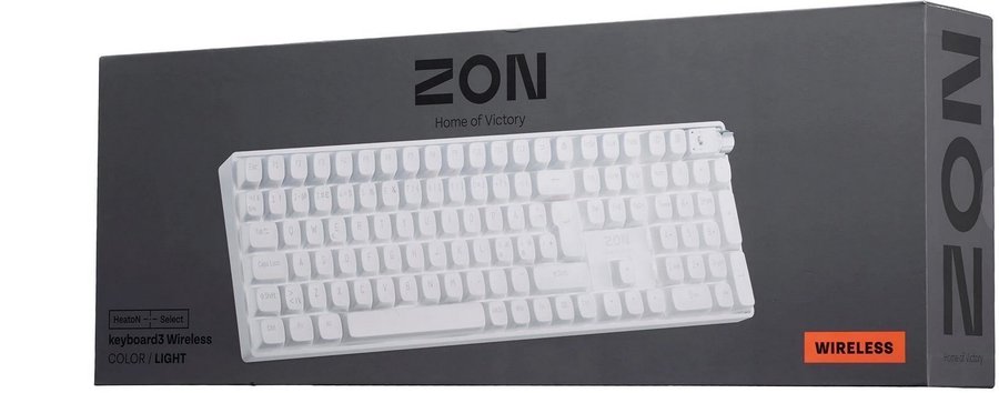 ZON - Home of Victory keyboard3 Wireless black NY Skick!