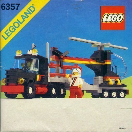 LEGO 6357 - Stunt 'Copter 'n' Truck Transporthelikopter