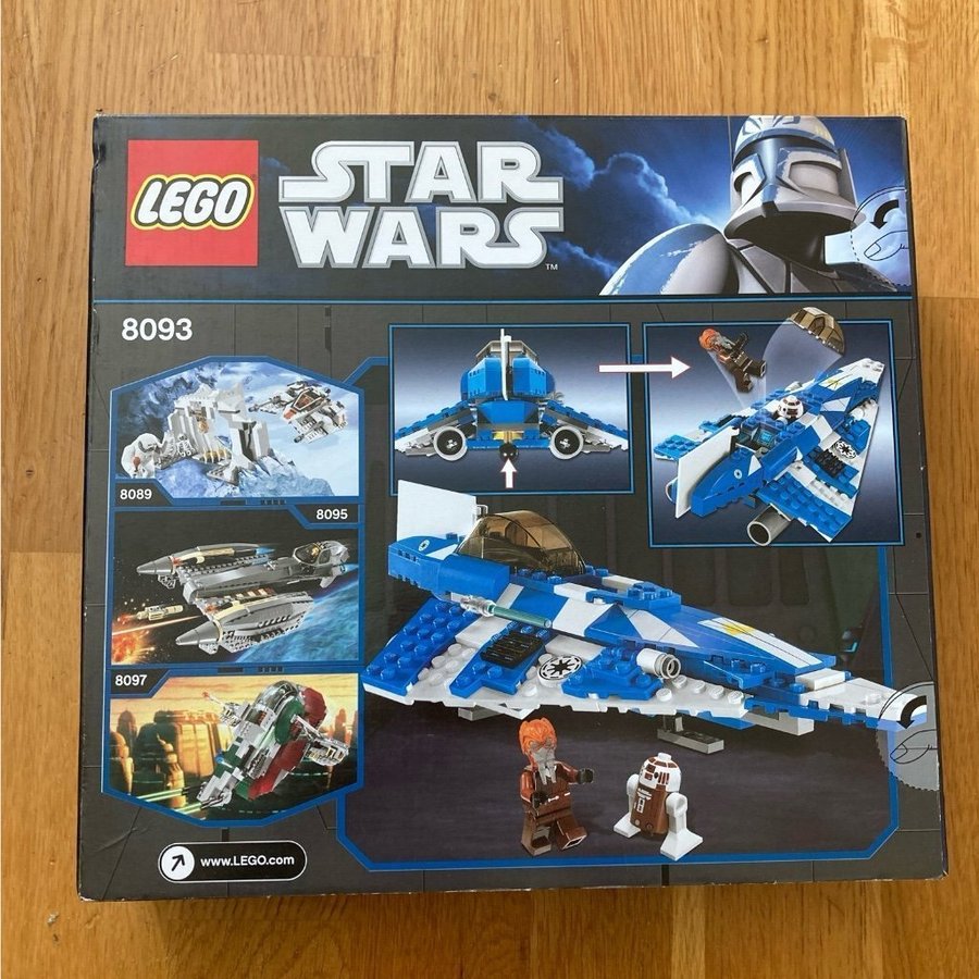 Lego Star Wars 8093 Plo Koon's Jedi Starfighter