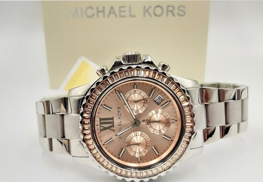 Michael Kors Everest MK5870 Chronograaf Dameshorloge Rosegoud