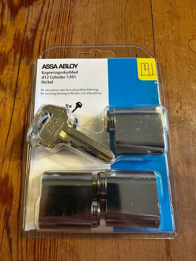 ASSA ABLOY d12 Cylinder 1201 Nickel