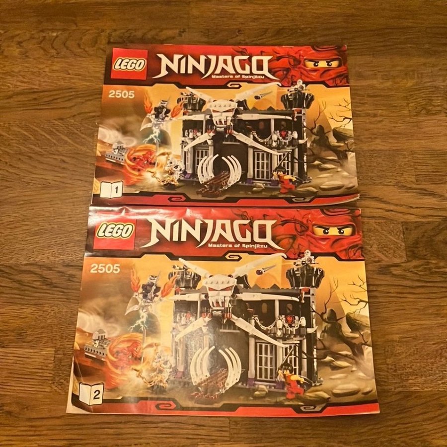 LEGO Ninjago 2505 Byggbeskrivning - endast Byggmanualer