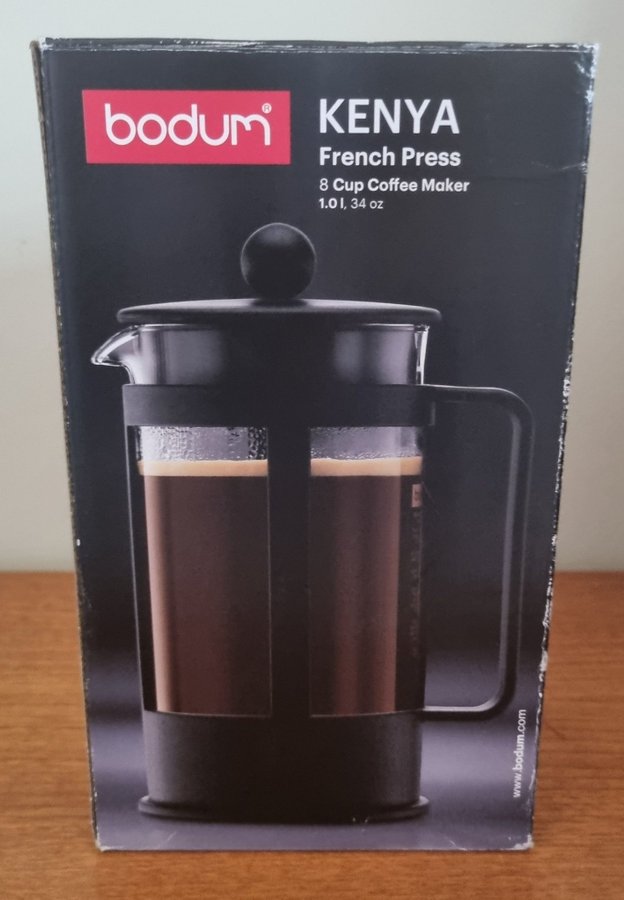 Bodum Kenya French Press 8-Koppar 1 Liter Kaffebryggare