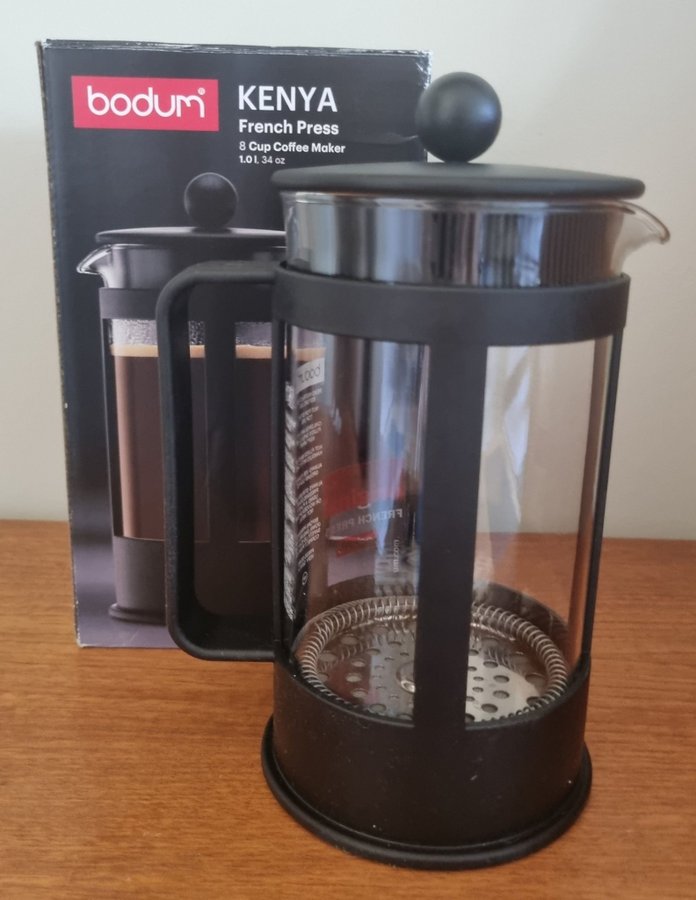 Bodum Kenya French Press 8-Koppar 1 Liter Kaffebryggare