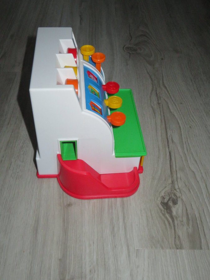 KASSAAPPARAT Fisher-Price RETRO 1984 populär klassisk leksak mycket fint skick