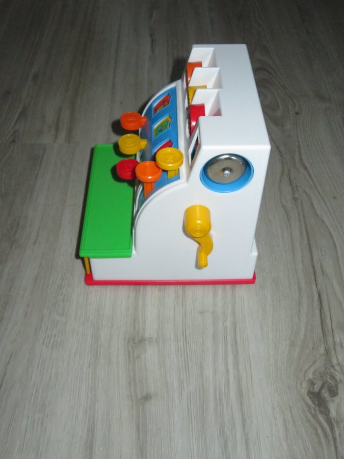 KASSAAPPARAT Fisher-Price RETRO 1984 populär klassisk leksak mycket fint skick