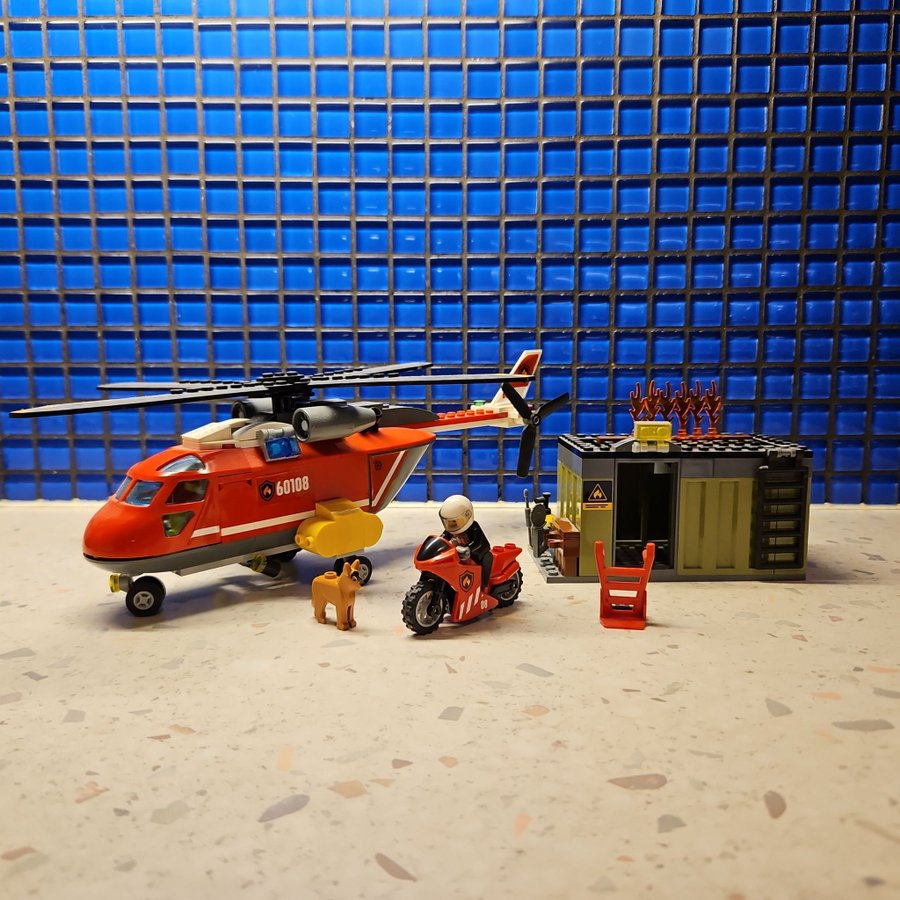 Lego City 60108 Brandbil Helikopter