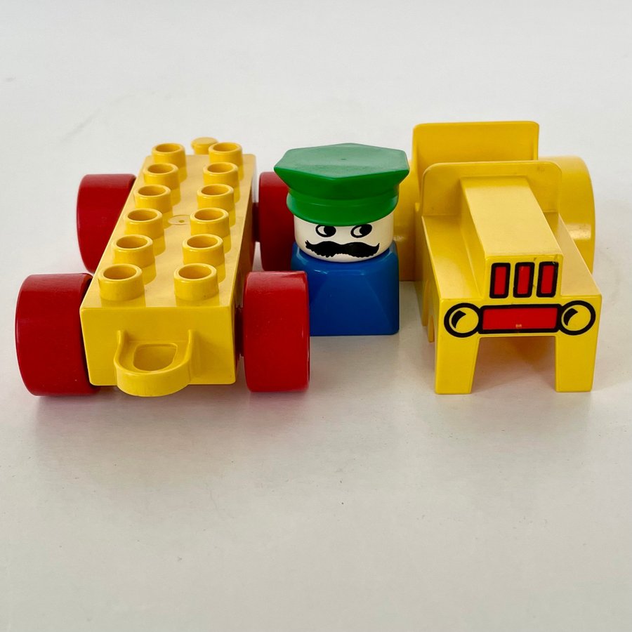 DUPLO 1981 - Traktor med förare | 2621-2 | Fint skick | LEGO | Fordon | Vintage