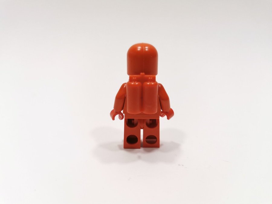 Lego - minifigur - space - klassisk - röd