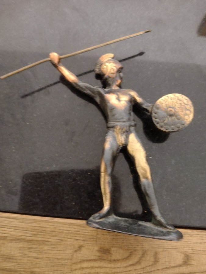 3 st. Antik Brons Statyer - Discobolus, Krigare  Venus