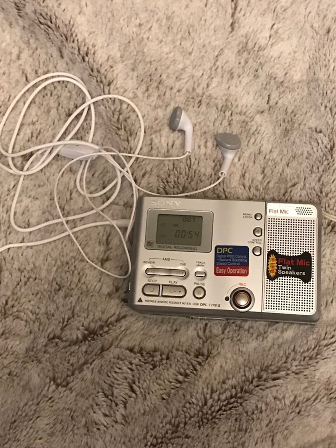 Sony recorder Minidisc RARITET