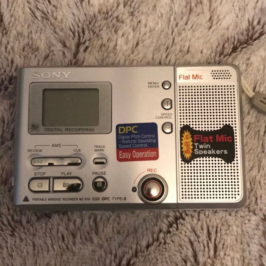 Sony recorder Minidisc RARITET