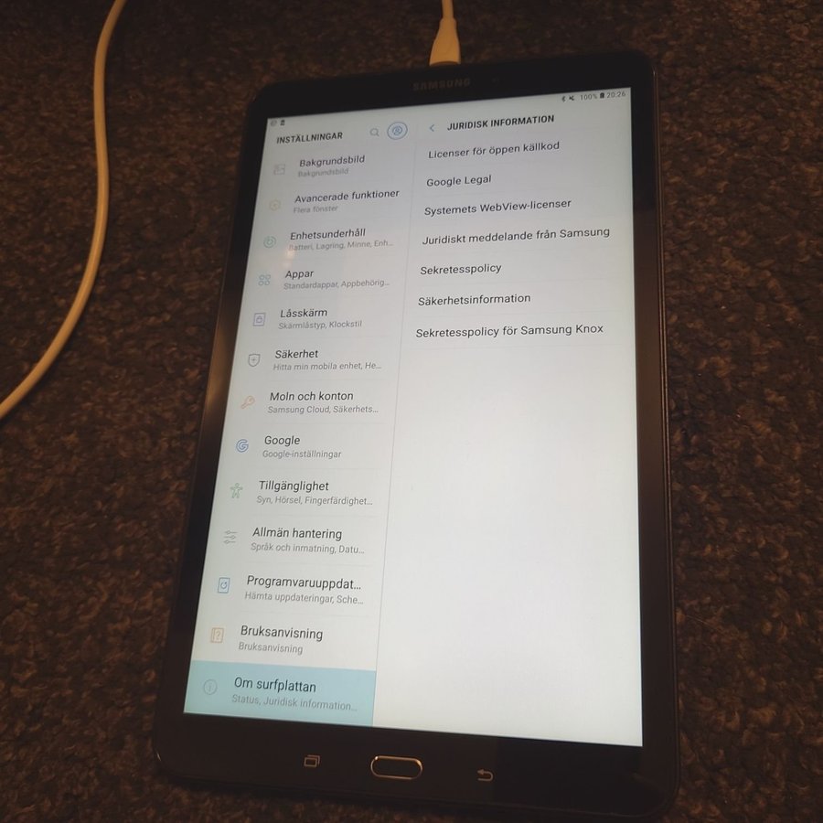 Samsung Galaxy Tab A 101 SM-T580