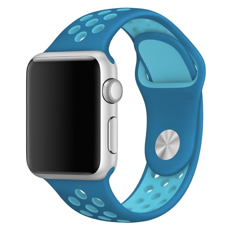 Sport Band 44/45/46/49mm (M/L) Apple Watch Armband - BLUE / AQUA