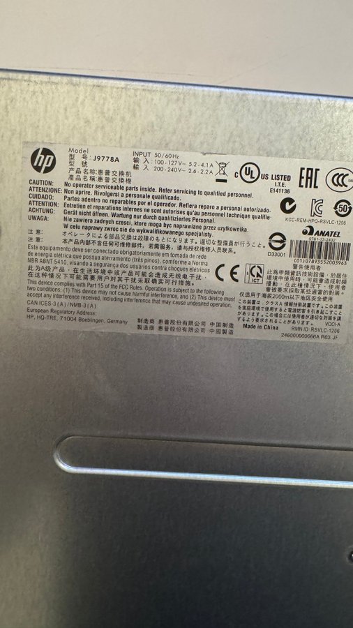 HP 2530-48 Switch J9778A