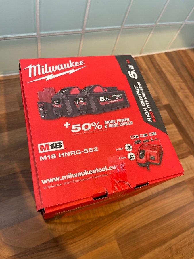 Milwaukee M18 HNRG-552 Batteripaket