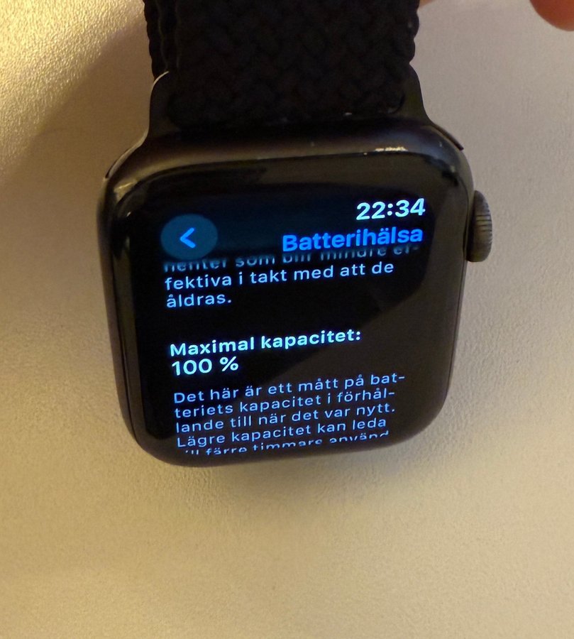 Apple Watch 5 44MM Cellular 100% batterihälsa(!)