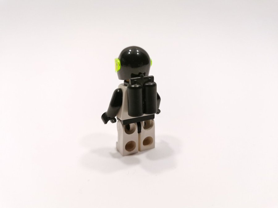 Lego - minifigur - space - blacktron - sp002 - vit / svart